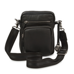 Style Orbit i sort. Perfekt unisex skulder- og crossbodytaske i smukt kvalitetslæder