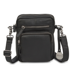 Style Orbit i sort. Perfekt unisex skulder- og crossbodytaske i smukt kvalitetslæder